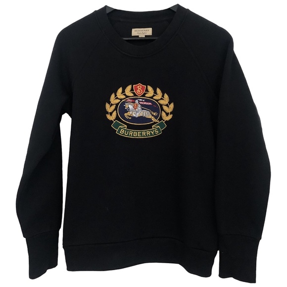burberry crest hoodie